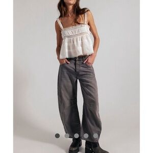 Good Luck Barrel Jeans Grey